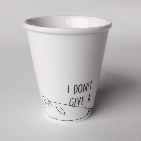 tasse à message I don't give a phoque