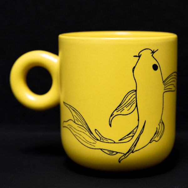 Mug carpe jaune